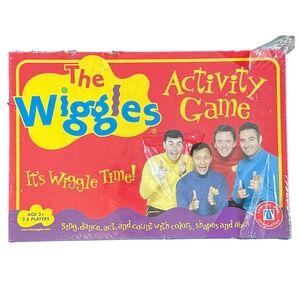The Wiggles Activity Game Board Game It's Wiggle Time 2003 New Sealed Box Damage
